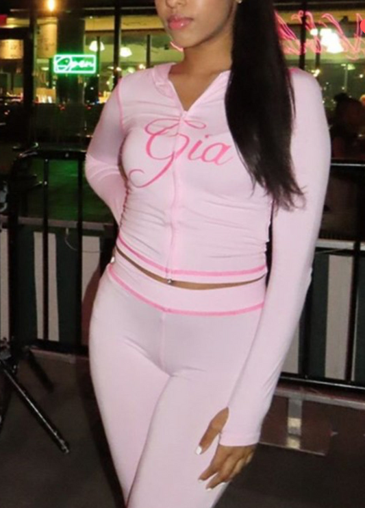 Pink Go Gia 2pc Set