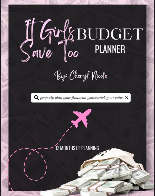 ✨ It Girl Saves 2: The 12-Month Budget & Credit Glow-Up Planner